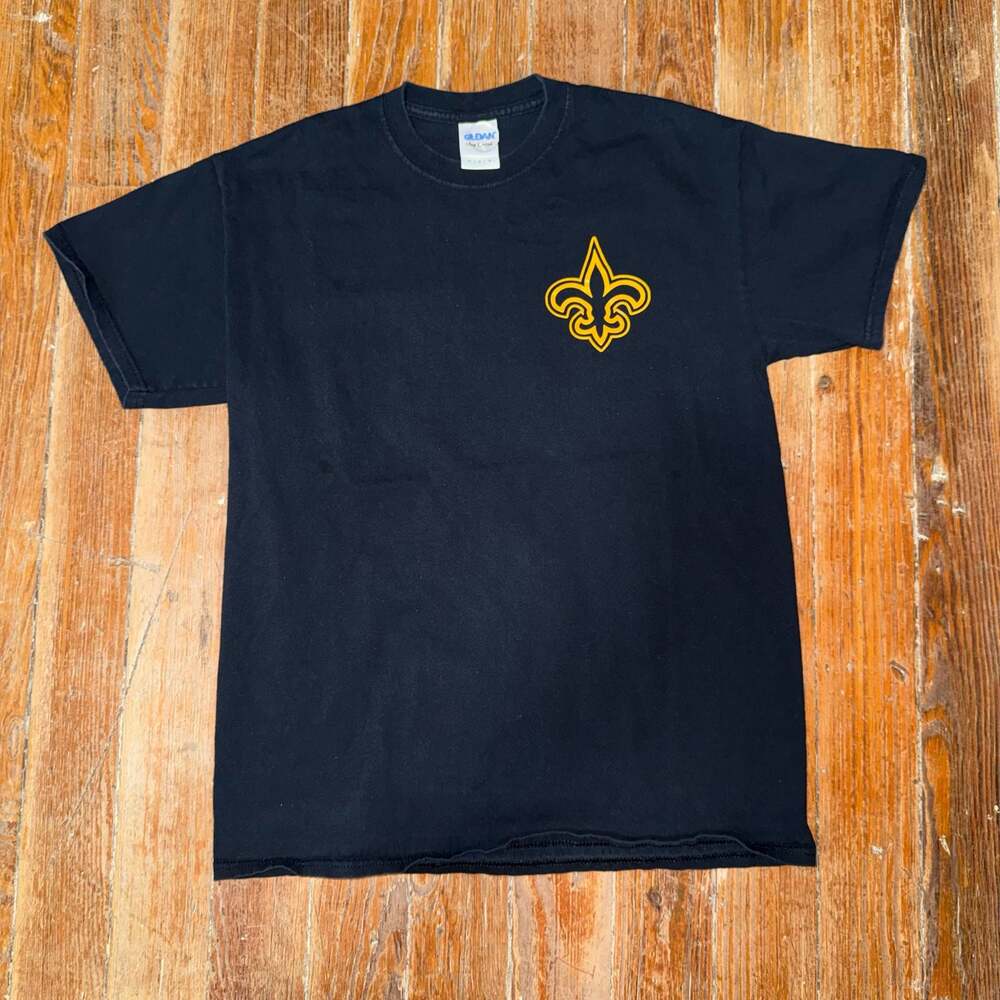 Gildan Ultra Cotton New Orleans Saints Roux Dat Graphic T-Shirt